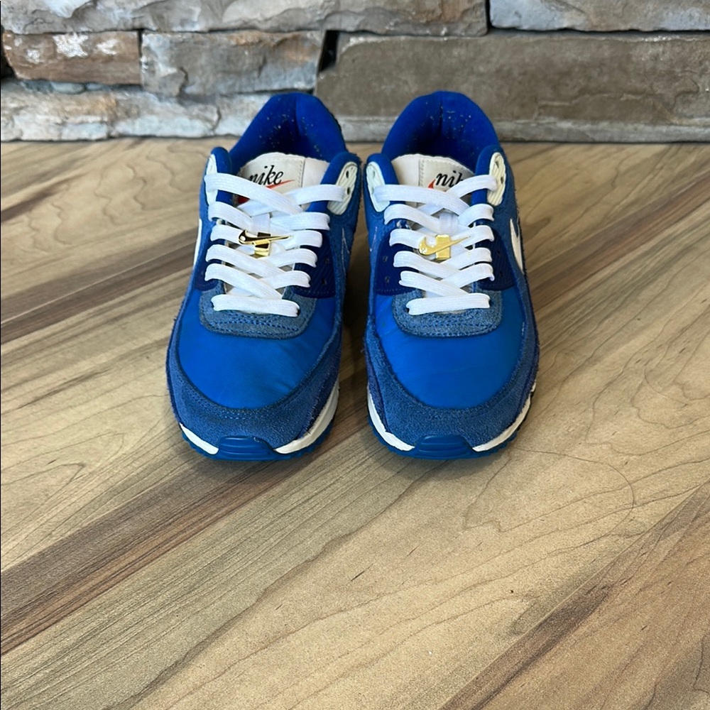 Signal Blue “First Use” Air Max 90s